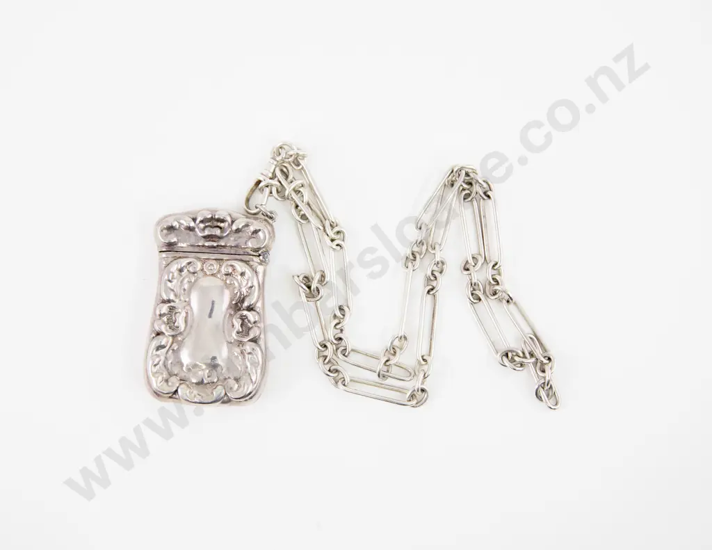 S/S Rail Link Albert Chain with Vesta Image 1++