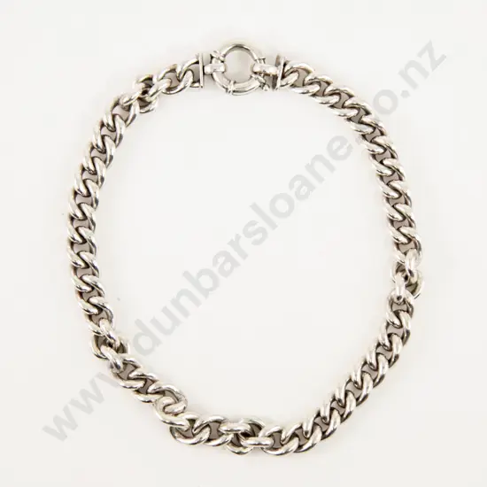 Heavy .925 Silver Curb Link Neck Chain