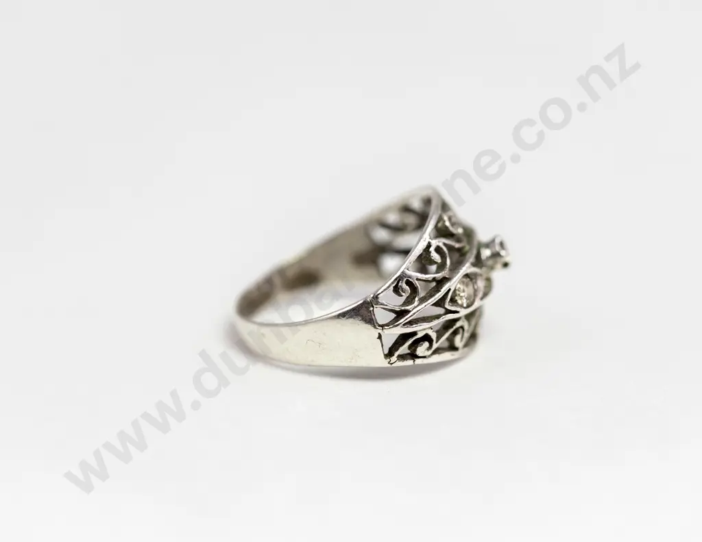 S/S Three Stone Diamond Ring Image 1++