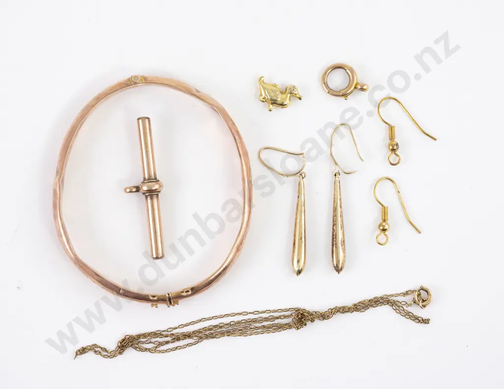 9ct Hollow Rose Gold and 9ct Pieces Image 1++