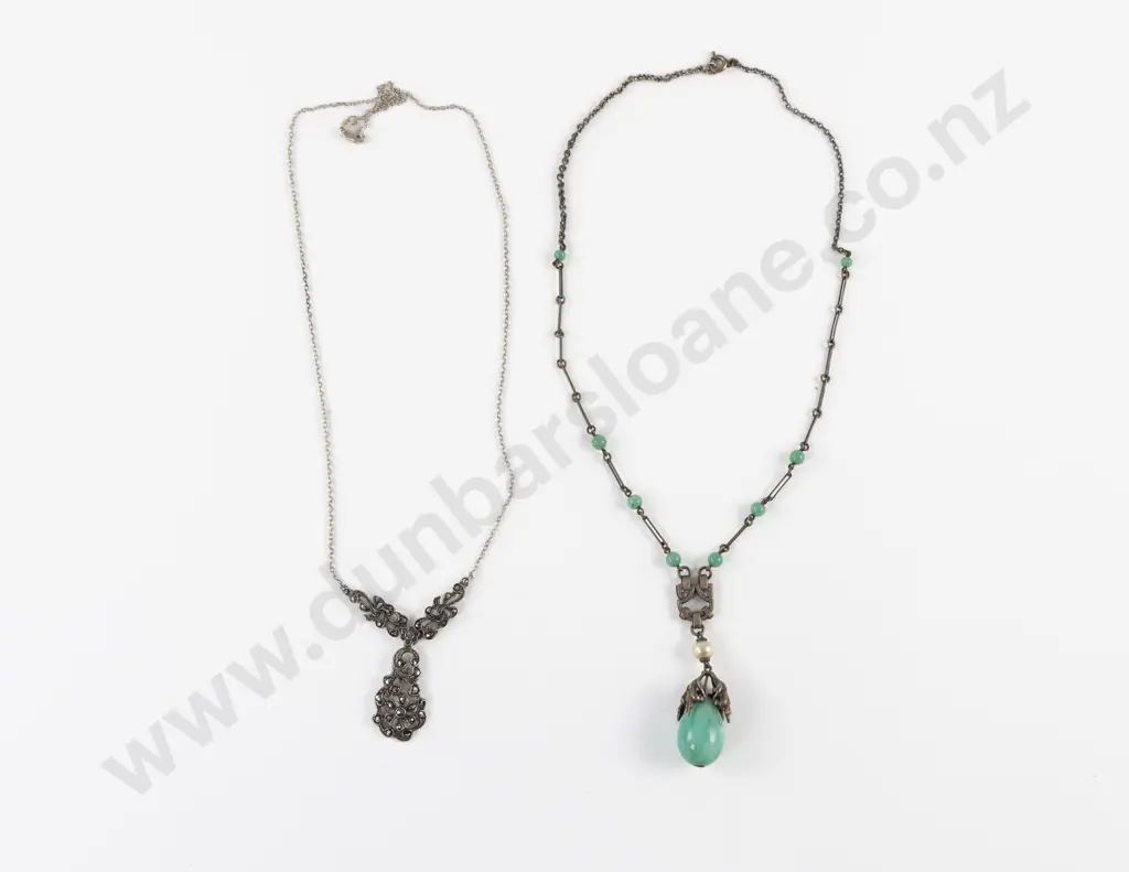 Art Deco Style Necklace together with S/S Marcasite Necklet Image 1++