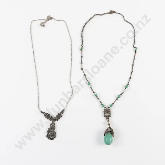 Art Deco Style Necklace together with S/S Marcasite Necklet