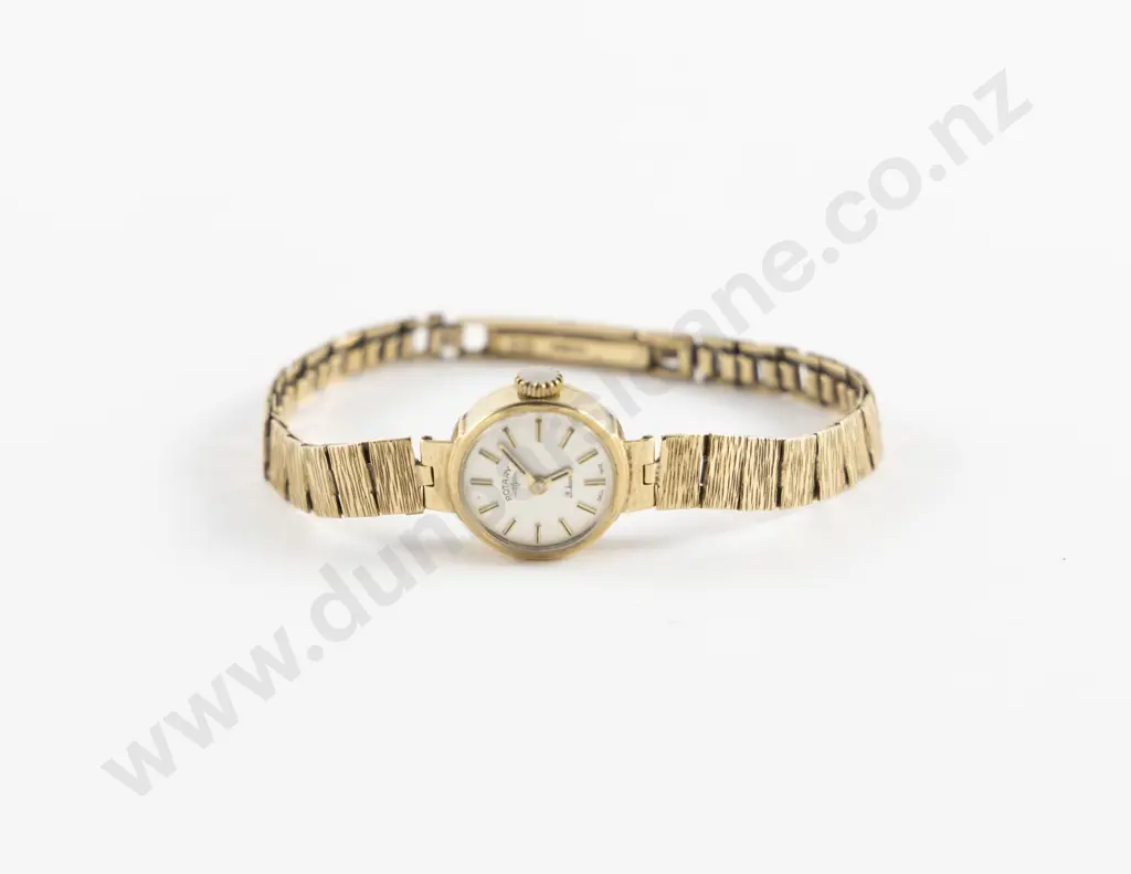 Rotary All 9ct Ladies Wrist Watch Image 1++