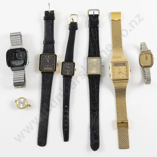 Collection of Six Ladies and Gents Wrist Watches and Watch Pendant