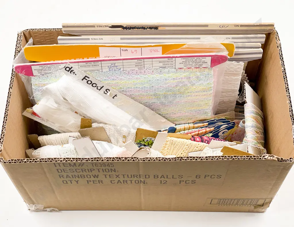 Vintage Carded Lengths of Lace and Trim/Braids Image 1++