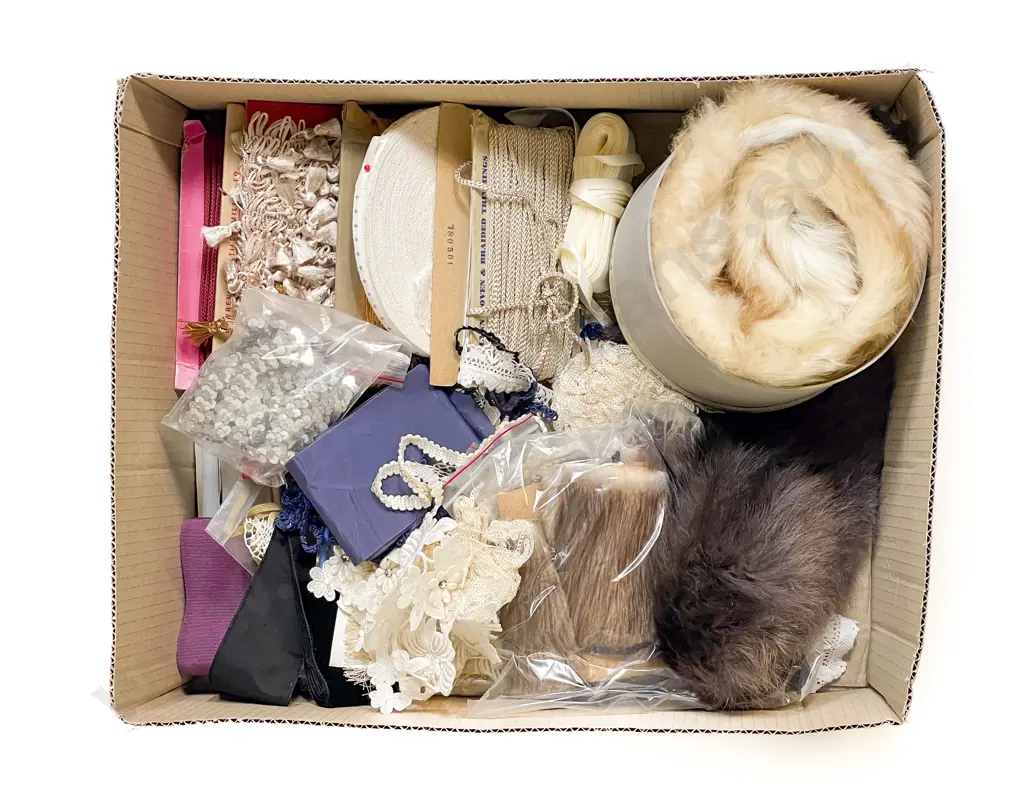 Qty Vintage Braids and Fur Pieces Image 1++