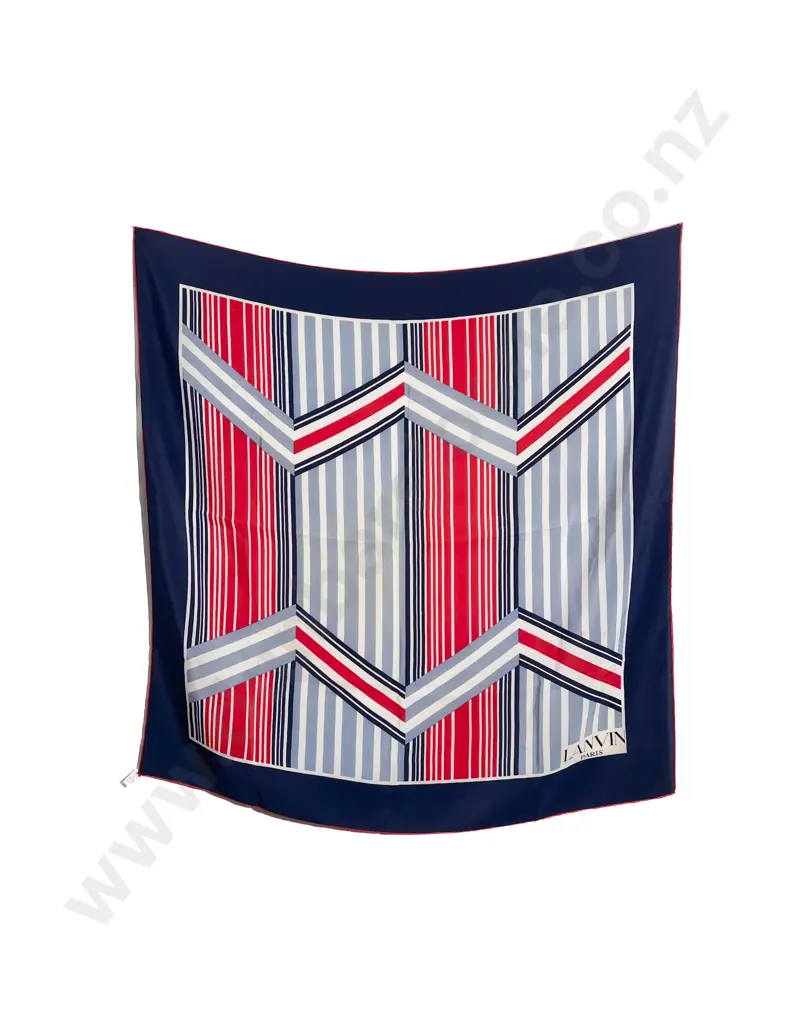 Lanvin Paris Silk Scarf and Other Image 1++