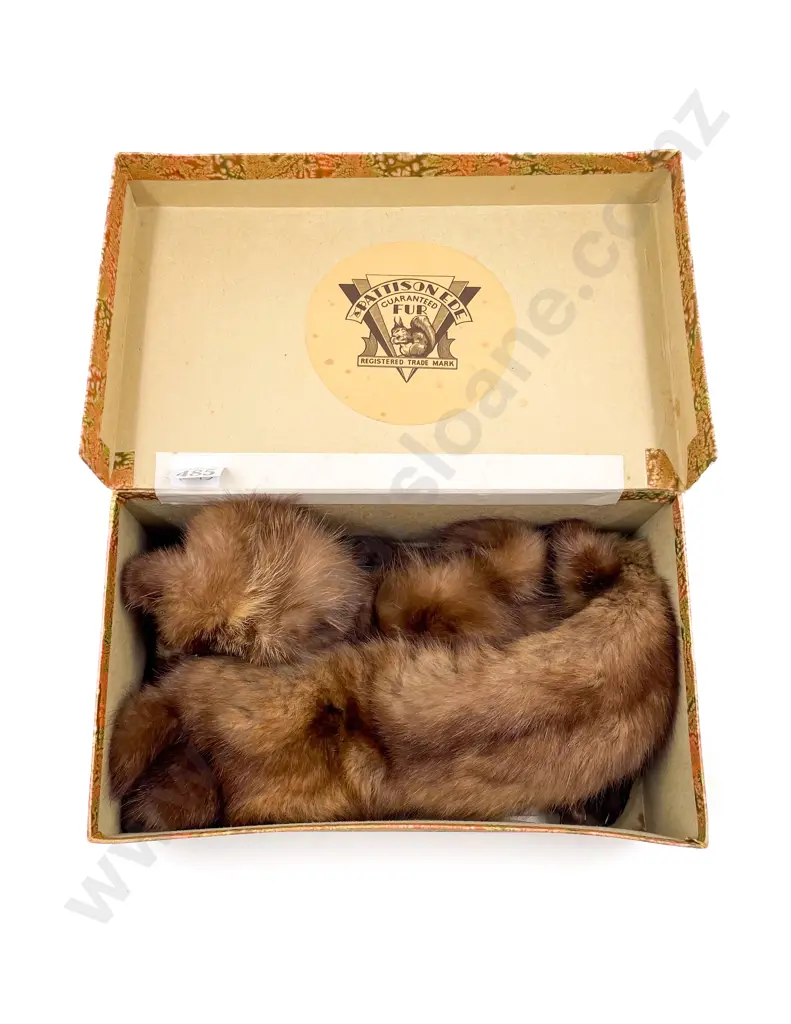 Original Boxed Pattison Ede Fur Collar Piece Image 1++