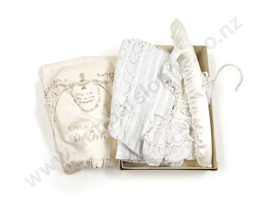 Victorian Cotton Broderie Anglaise Christening Gown Image 1++
