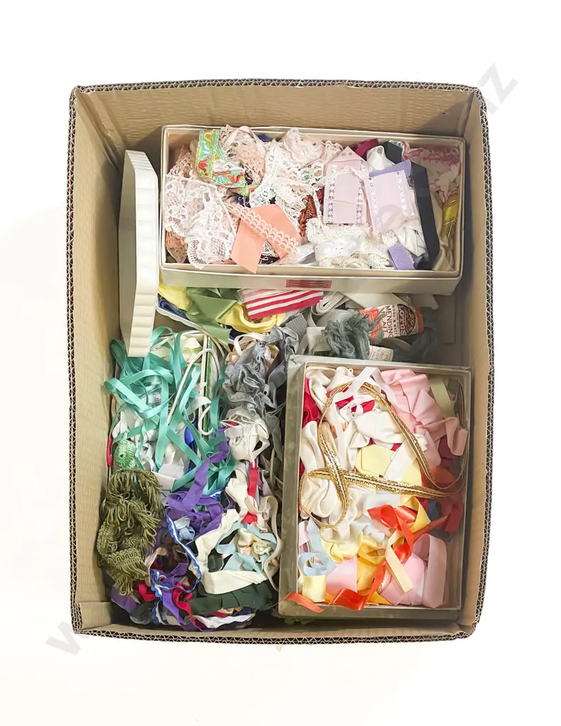 Qty Vintage Ribbons and some Braids Image 1++