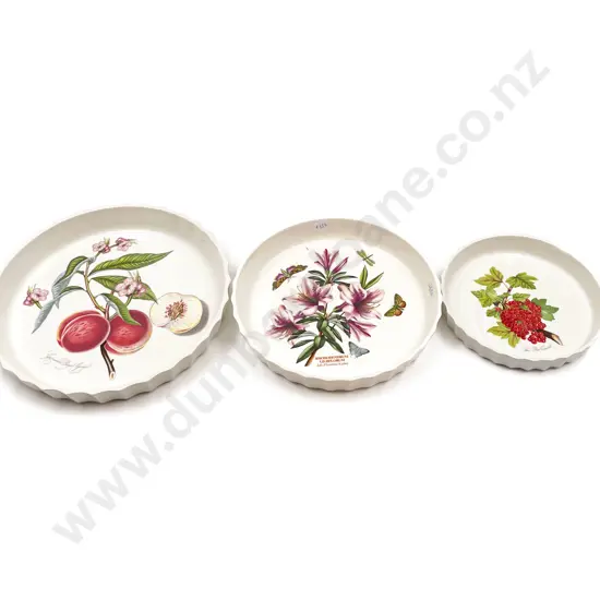 Three Portmerion Circular Oven Dishes