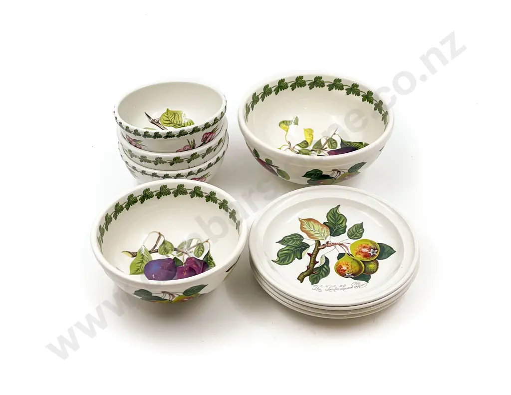 Five Assorted Portmerion Bowls together with Four Side Plates Image 1++