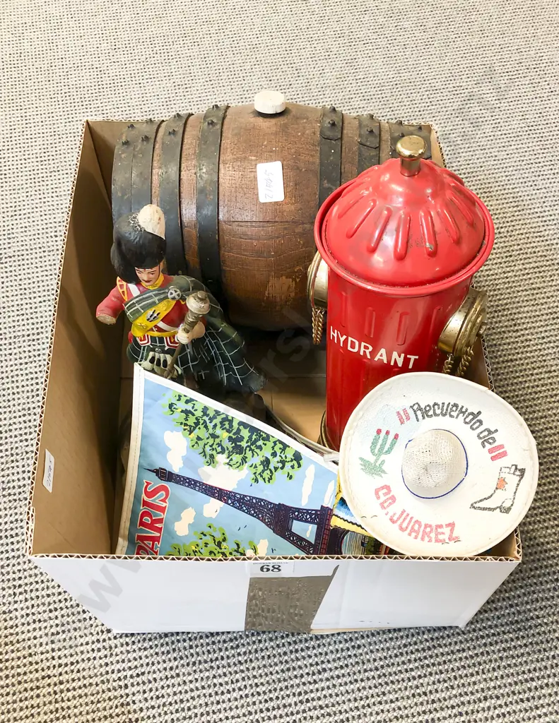 Box of Assorted Vintage Alcohol Advertising Image 1++