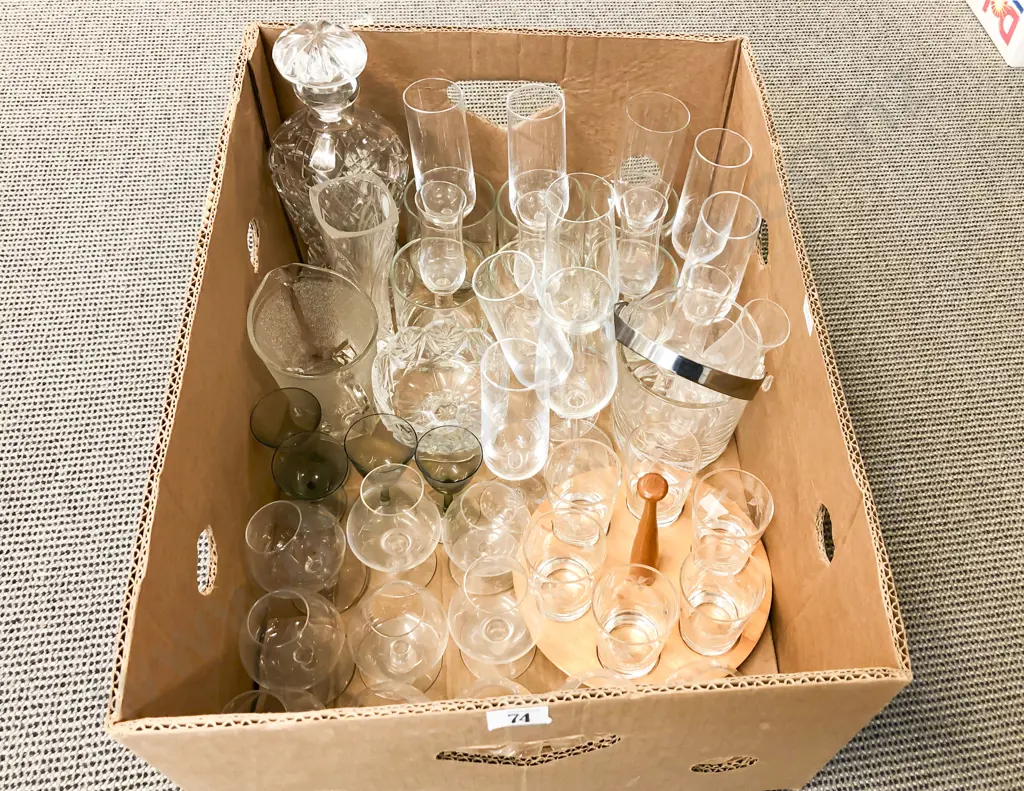 Quantity of Assorted Crystal & Glassware incl Decanter Image 1++