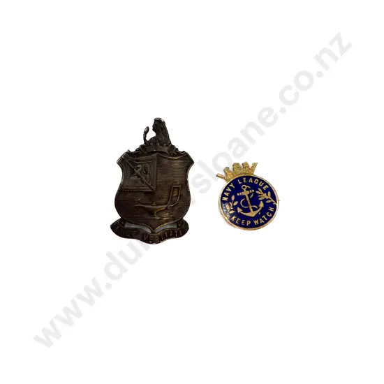 Vintage Silver Badge & Other Naval Badge