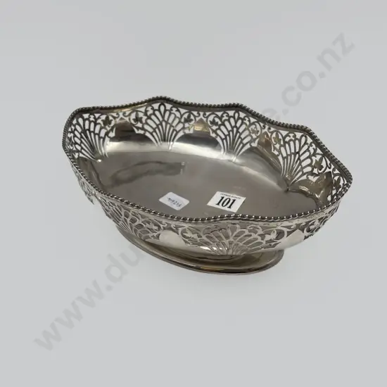 S/S Oblong Pedestal Bowl