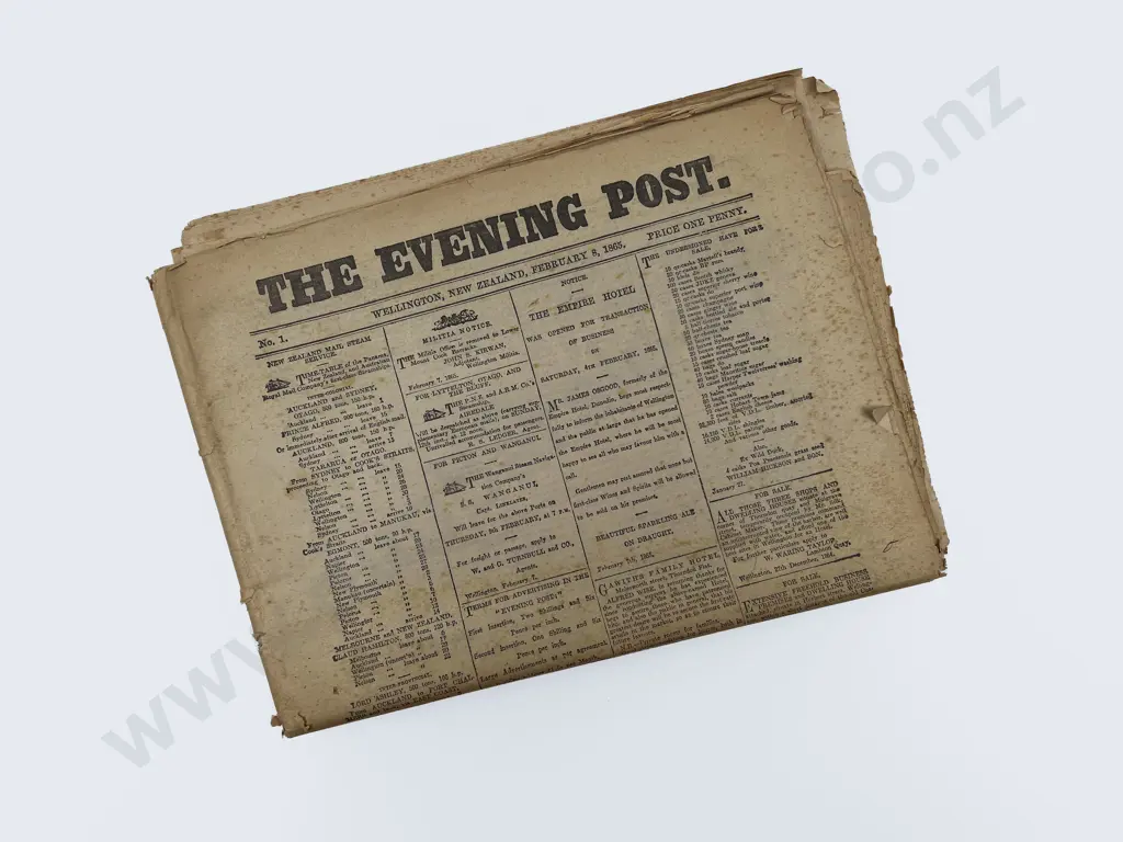 Quantity of Vintage NZ Newspapers Image 1++