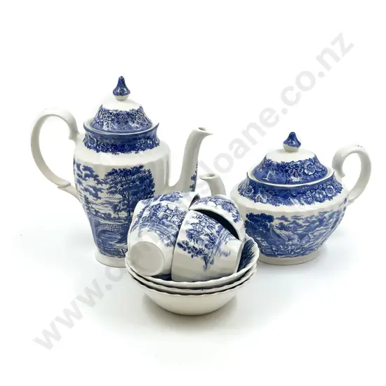 Quantity of Assorted Blue & White China