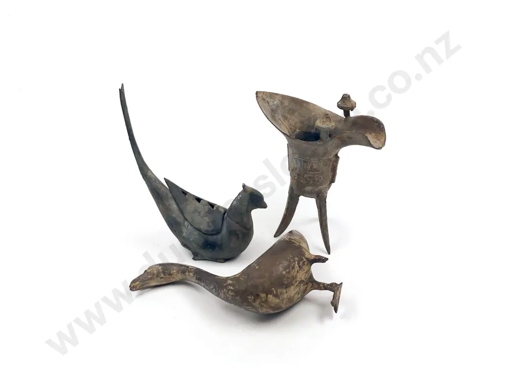 Three Antique Bronzes (A/F) Image 1++