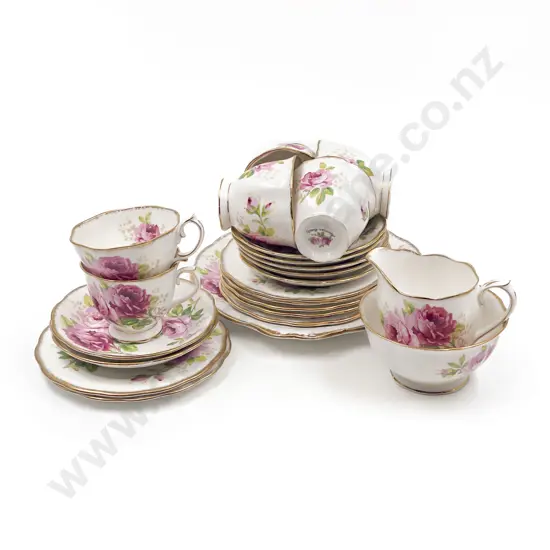 Royal Albert "American Beauty" Part Teaset