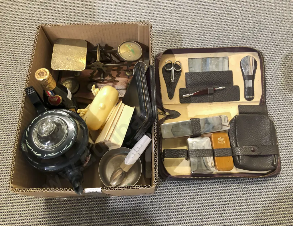 Box of Quantity of Assorted Vintage incl Scales Image 1++