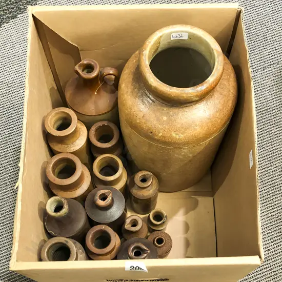 Quantity of Assorted Vintage Stoneware incl Crock