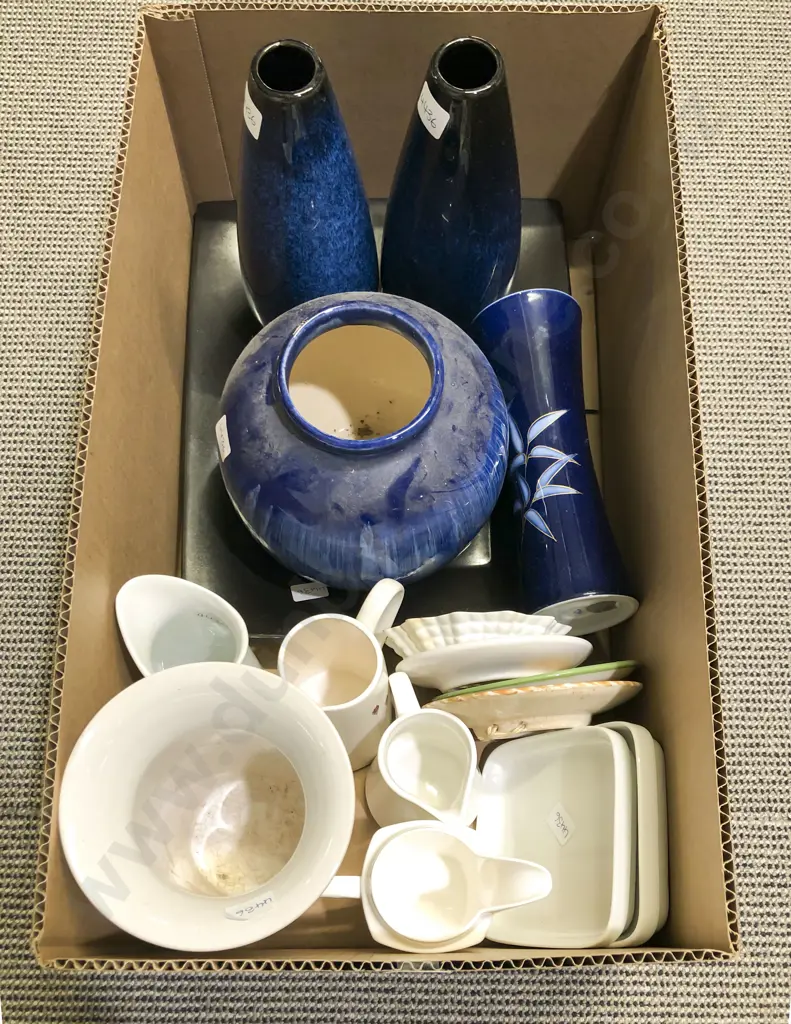 Box Quantity of Assorted Vases etc Image 1++