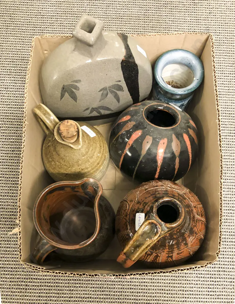 Box of Assorted Pottery Image 1++