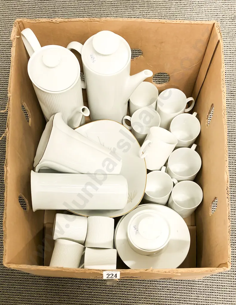 Box of Assorted White Crockery incl Thomas Image 1++