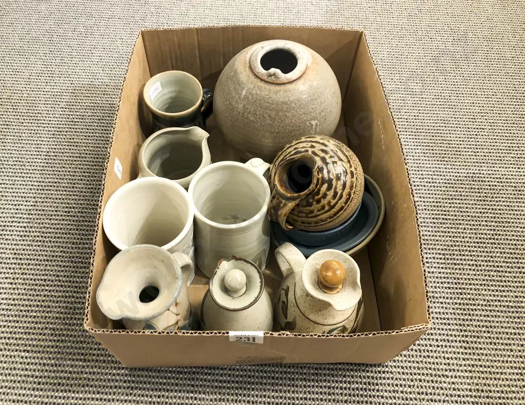 Box of Assorted Pottery incl Mirek Smisek Mug Image 1++