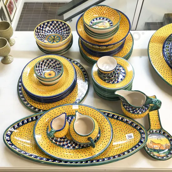 Italian Part Dinner Service & Extras