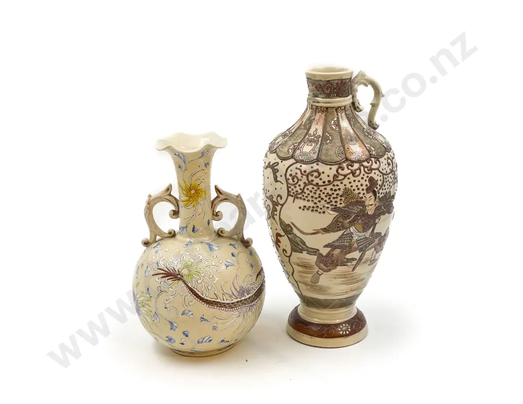 Two Satsuma Vases Image 1++