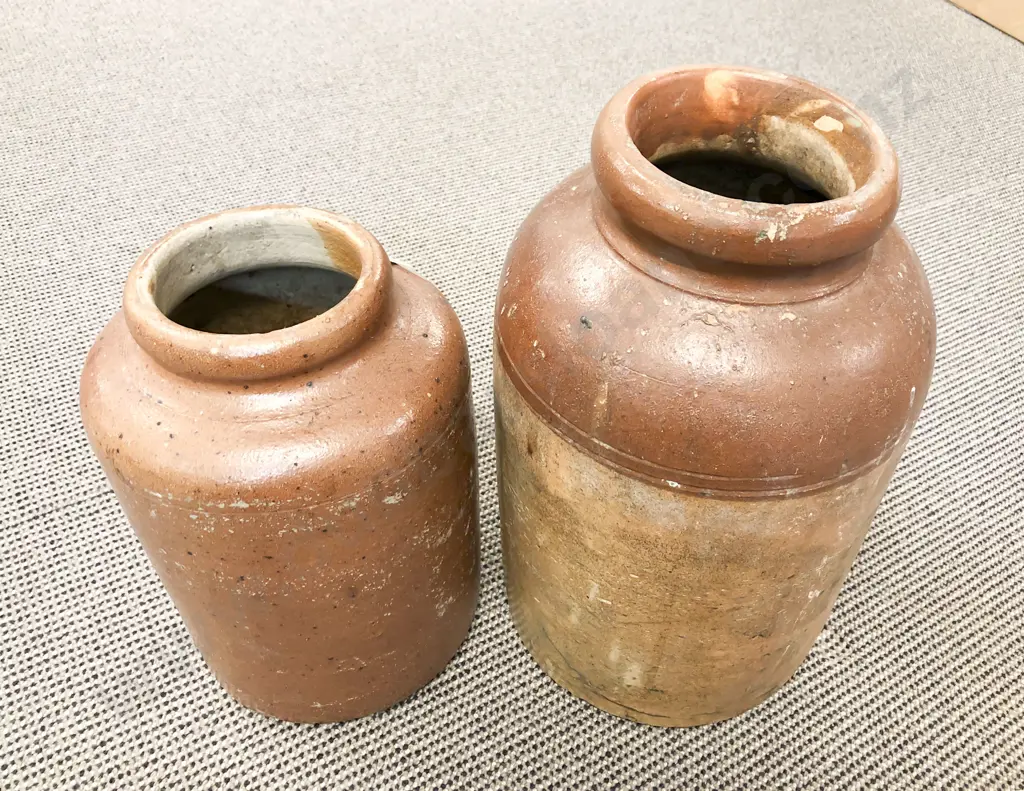 Two Stoneware Crocks Image 1++