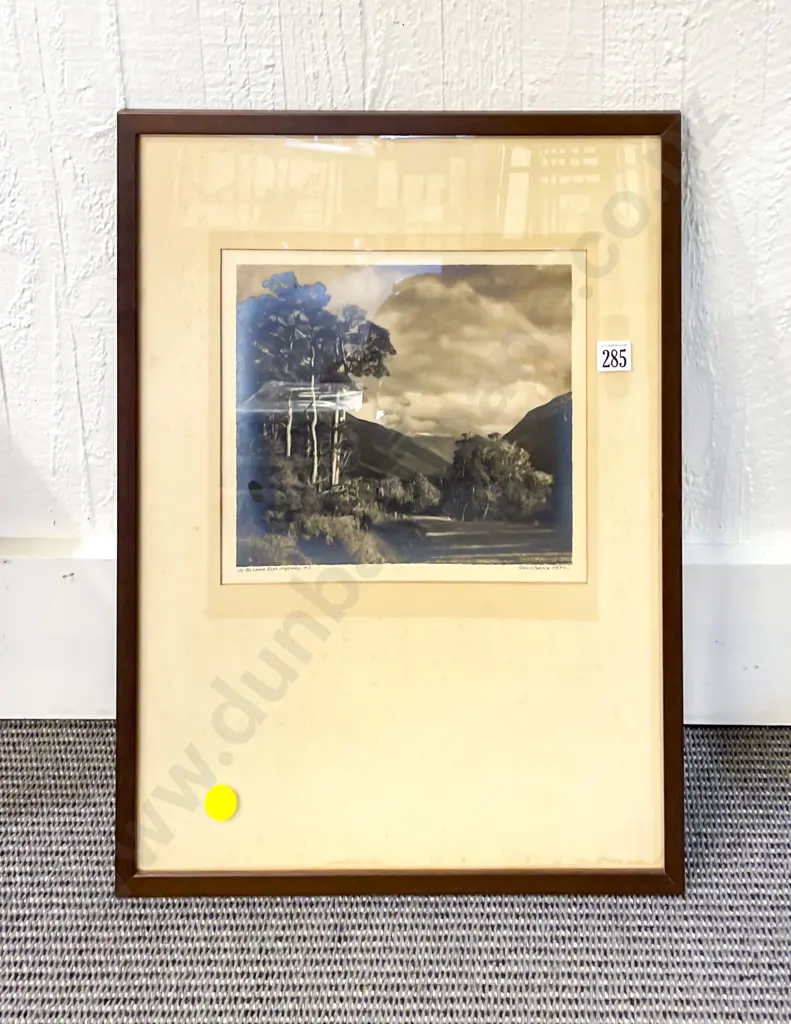 George Chance "On the Lewis Pass Highway NZ" Silver Gelatin Photograph Image 1++
