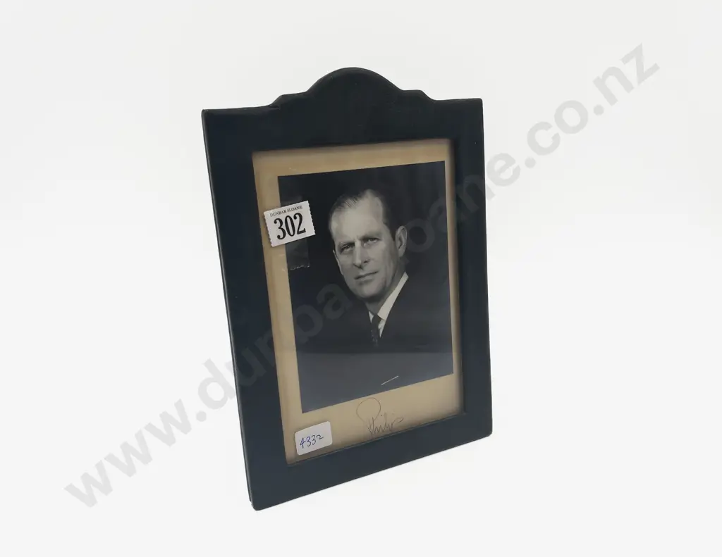 Photograph of Prince Philip - Signed to Matte Image 1++