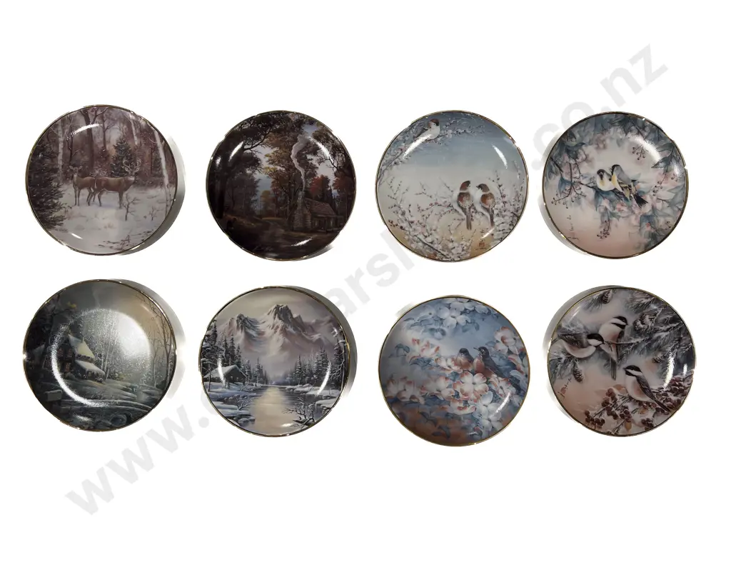 Eight Boxed Franklin Mint Commemorative Plates Image 1++