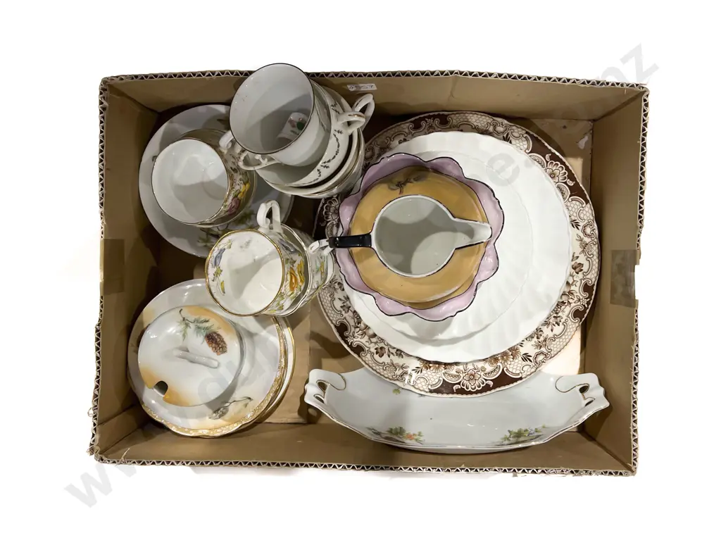 Box of Assorted Fancy China Image 1++