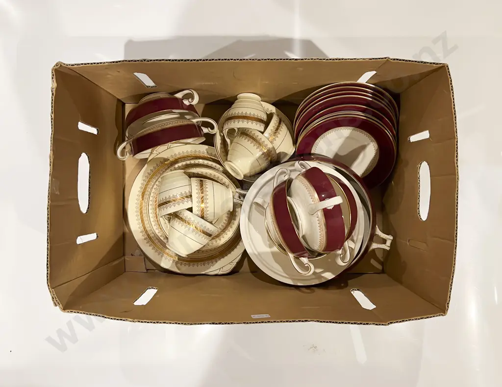 Box of Assorted Fancy China Image 1++