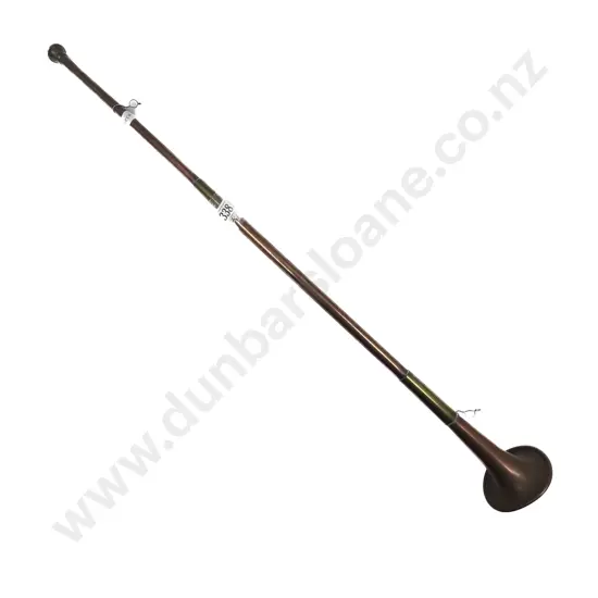 Small Copper & Brass Banded Hunting Horn