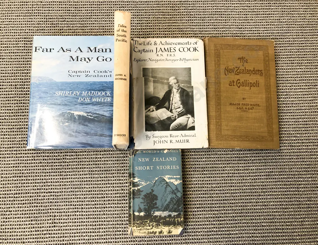 Five Assorted Reference Volumes including New Zealanders at Gallipoli Image 1++