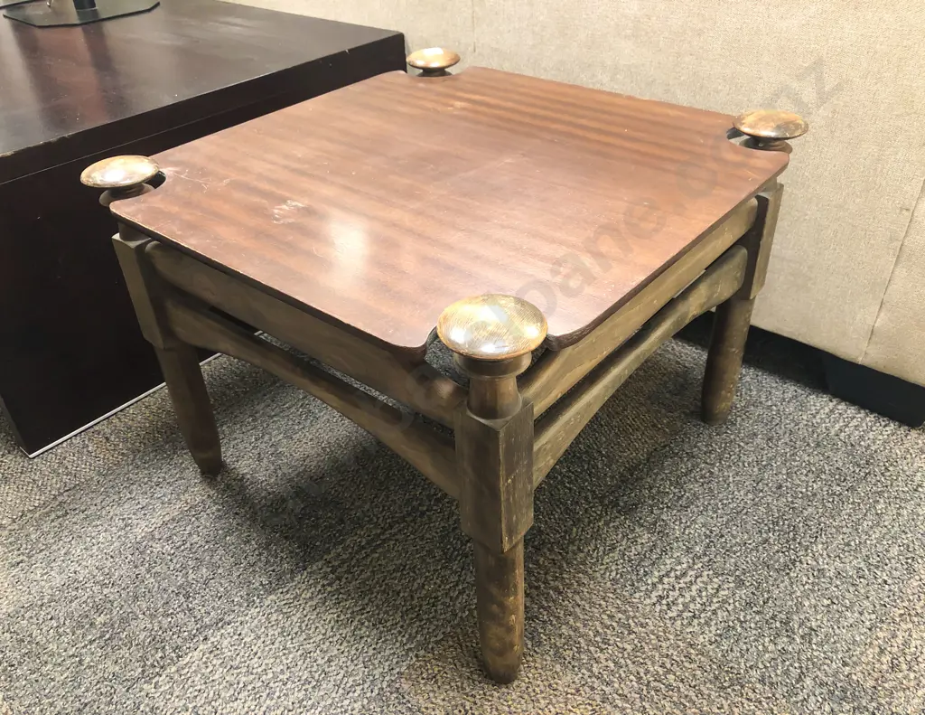 Mid Century Square Coffee Table Image 1++
