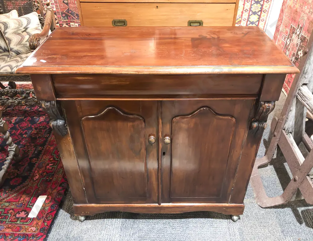 Victorian Mahogany Slim Proportion Chiffonier Image 1++
