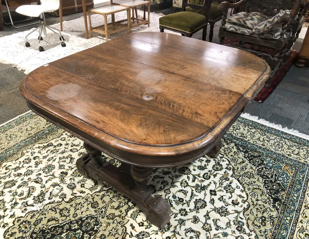 Victorian Mahogany Extension Dining Table Image 1++