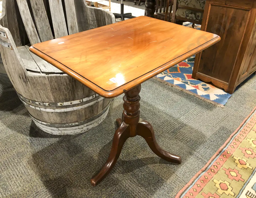 Victorian Tripod Base Wine Table Image 1++