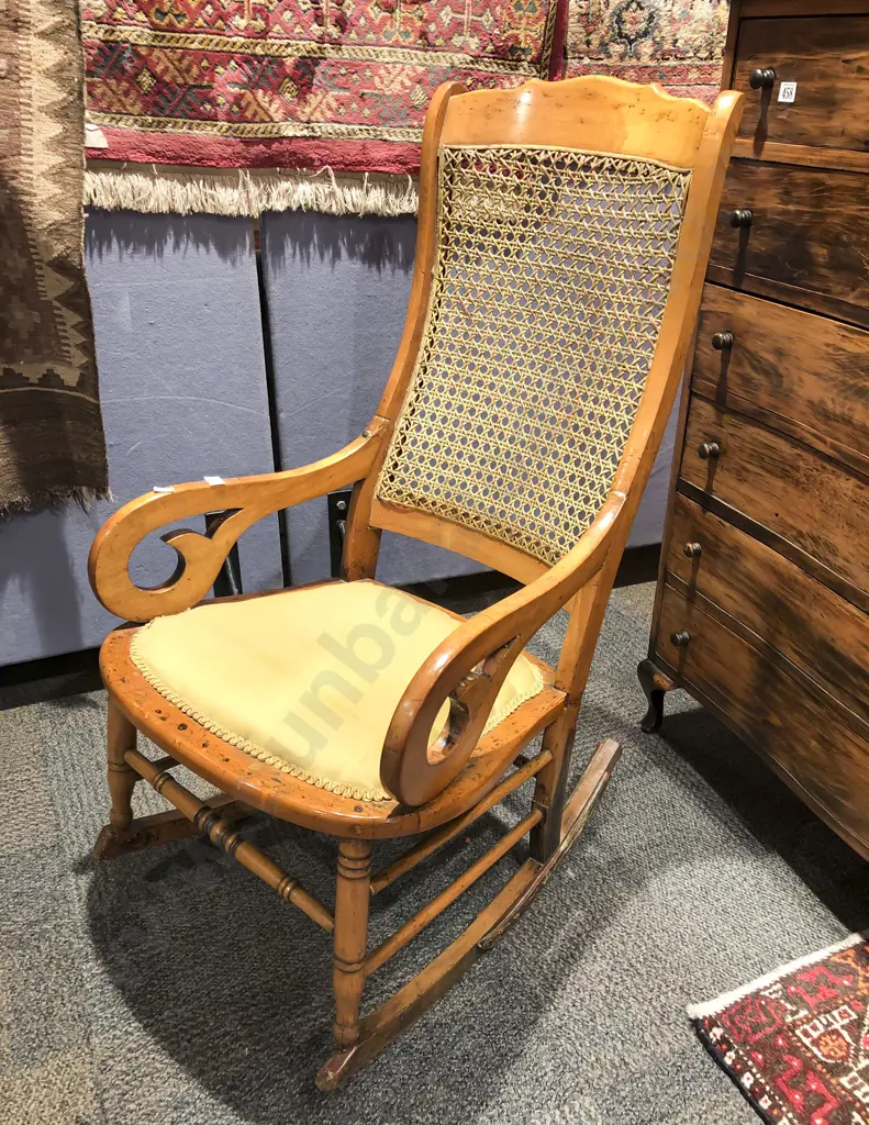 Wycombe Backed Roll Arm Rocking Chair Image 1++