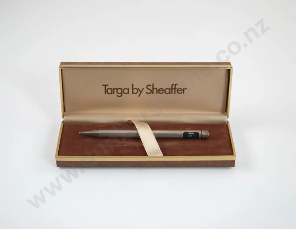 Sheaffer Targa Sterling Silver Cased Ball Point Pen Image 1++