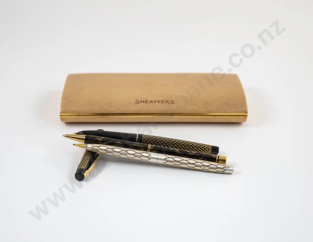 C1970 Lady Sheaffer 904 Paisley Fountain Pen Image 1++