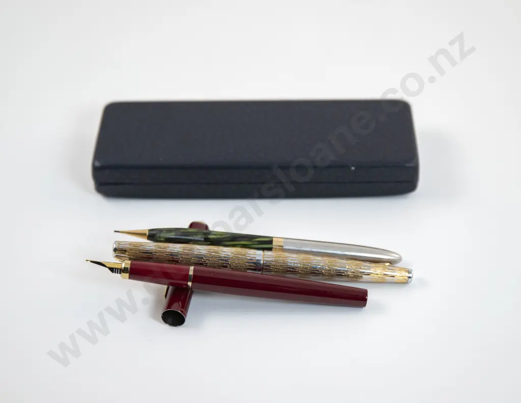 Vintage Sheaffer Textured Cased Fountain Pen Image 1++