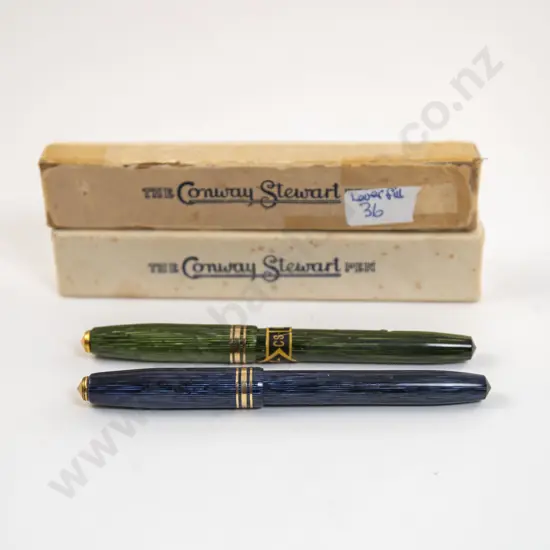 Two Vintage Conway Stewart No36 Fountain Pens