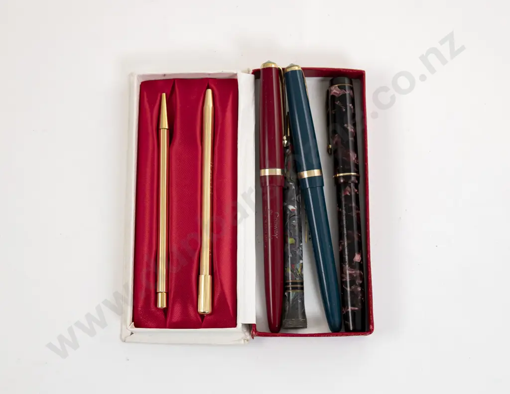 Two Conway Shorthand Fountain Pens Image 1++